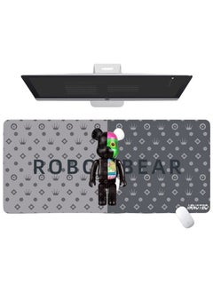 اشتري Bearbrick Large Size Laptop PC Gaming Mouse Pad ( 30x80cm)Anti-Skid Mousepad Large Keyboard Mouse Pad Desk Mat with Stitched Edges في الامارات