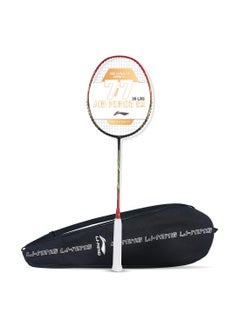 Buy Air Force 77 G2 Carbon Fiber Strung Badminton Racket with Free Full Cover(Black/Red,Pack of 1) in UAE