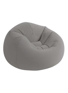 اشتري Beanless Bag Inflatable Lounge Chair Grey 114x114x71 cm في السعودية