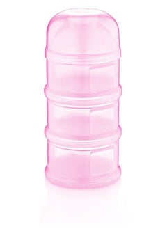 Buy Babyjem Milk Powder Container - Easy Preparation and Storage for Baby Food - Stackable Compartments - Ideal for On-the-Go and Everyday Use - Includes Protective Lid - Heat Resistant & Dishwasher Safe in UAE