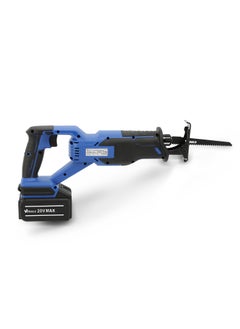 Buy 20V Cordless Reciprocating Saw with 20V Rechargeable Battery and 2 Saw Blade Brushless Motor Up to  2700 RPM Variable Speed for Wood Metal and Plastic Cutting in UAE