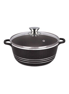 Buy Dessini Granite Casserole Cooking Pot 44Cm- Pfoa Free Oven Safe-Multi Layer Non Stock Coating-Dishwasher Safe in UAE