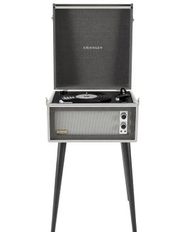 Buy Crosley CR6233F-BK Dansette Bermuda Bluetooth in/Out Portable Vinyl Record Player Turntable with Aux-in, Black in UAE