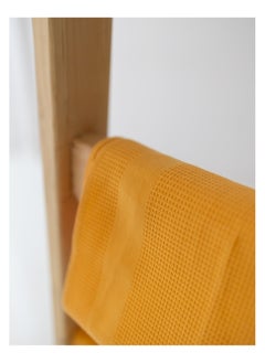 Buy Waffle Kitchen towel (48x90) Yellow in Egypt