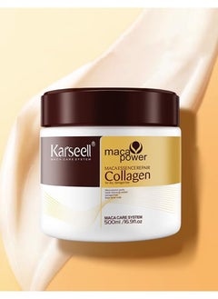 Buy Karseell Collagen Hair Treatment Deep Repair Conditioning Argan Oil Collagen Hair Mask Essence for Dry Damaged Hair All Hair Types 16.90 oz 500ml in Egypt