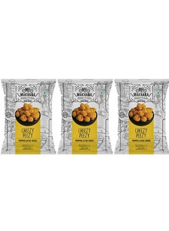 Buy Cheezy Peezy Popped Lotus Seeds 75 Grams Pack of 3 in UAE