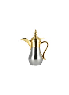 Buy Vacuum flask Mini Traditional Gold Silver 300ml in Saudi Arabia