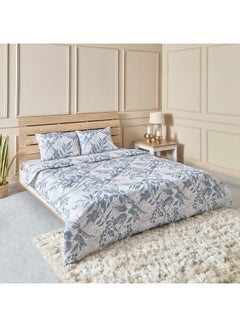 Buy Estonia Eloise 3-Piece Printed Cotton Super King Comforter Set 240x240 cm in UAE