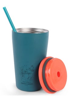 Buy Mickey Stainless Steel Coffee Insulated Thermal Cup Blue 470ml in Saudi Arabia