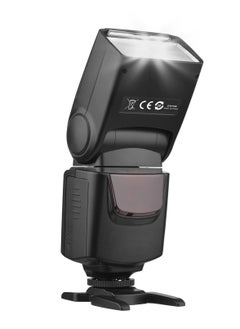 اشتري COOPIC CF550 Speed lite Flash Compatible with Canon Nikon Panasonic Olympus Pentax and Other DSLR Digital Cameras with Standard Hot Shoe في الامارات