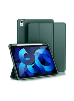 Buy Case for iPad 10.9 Inch Case (Air 4th Generation 2020 Case), Trifold Stand Protective Case Cover with Pencil Holder for iPad Air 10.9", [Support Pencil 2 Charging][Auto Wake/Sleep]-Pine Green in Egypt