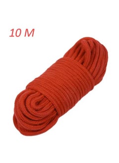 Buy 10M Soft Cotton Rope Cord Thick Cotton Cord All Purpose Soft Rope Twisted Cotton Knot Tying Rope for DIY Craft Projects Hanging Bundling Rope in UAE