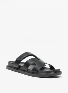 Buy Solid Slip-On Flat Sandals in UAE