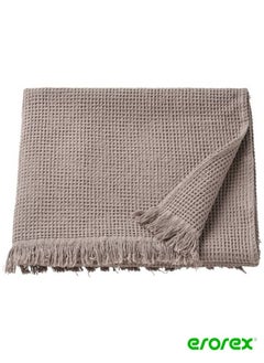 Buy Bath towel light brown 70x140 cm in Saudi Arabia