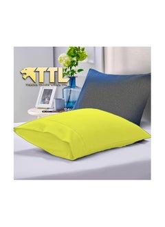 Buy Pillowcase for Home, Hotels & Touristic Village/Modern Design from Tigers,CANARY,55cm*75cm in Egypt