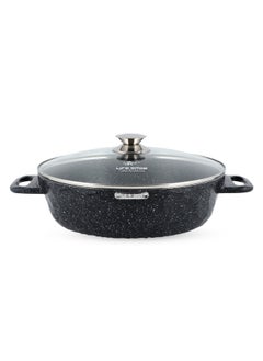 اشتري 32cm Shallow Pot with Non-Stick Granite Coating | Induction Bottom في الامارات