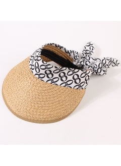 Buy New Fashion Bowtie Straw Hat in UAE