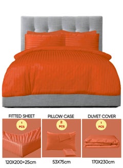 Buy 4 Pieces Single Size Bedding Cover Set in UAE