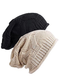 اشتري High quality soft material The baggy slouchy beanie hats are made of 100% acrylic High quality material comfortable breathable and excellent elasticity Soft and lightweight في الامارات