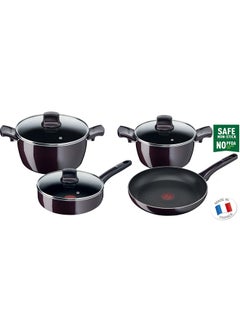 Buy G6 Resist Intense 7 Pcs Cooking Set Red Aluminium D5229283 in UAE