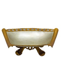 Buy 1-piece resin antique style tray 38x27cm in UAE