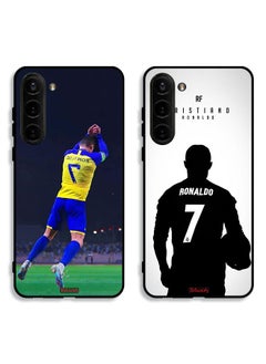 Buy Two Cases For Samsung Galaxy S23 Plus 5G Protective Covers Cristiano Ronaldo Mask in Saudi Arabia