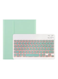 Buy Bluetooth Keyboard With Protective Case Green in UAE