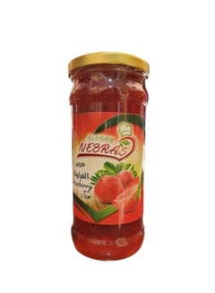 اشتري Nebras Natural Strawberry Jam with Whole Strawberries - 450 gm في مصر