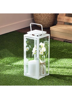 اشتري Eldora Metal Modern Lantern with Handle 16 x 40 x 16 cm في السعودية