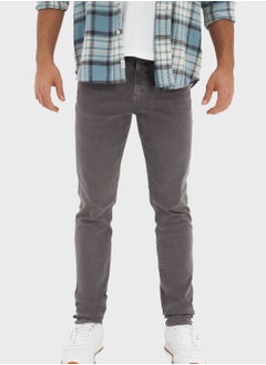 Buy Light Wash Slim Fit Jeans in Saudi Arabia