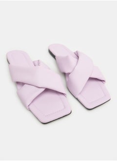 Buy Wide Cross Strap Slippers in Egypt