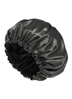 Buy Shower cap for women,Luxury Silk Lined Shower Cap, Machine Washable, Adjustable Size Reusable,Large Satin Shower Cap for all hair in UAE