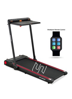 اشتري Sparnod Fitness STH-3080: Walking Pad & Treadmill, 2.0HP Peak DC Motor, Compact & Foldable, Detachable Desk, Dual LED, 12 Pre-set Programs, Watch Remote, Bluetooth Speakers, Built-in Wheels في الامارات