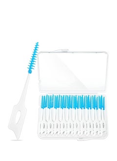 Buy Interdental Brush Tooth Floss, Disposable Braces Flossers,in with Storage Case for Brush Tool, Toothpick Tooth Cleaner, Interdental Floss Sticks Toothpick Cleaning Tool (120 Pcs 3 boxes) in UAE