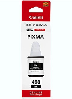 اشتري Canon Gi 490 Black Refill Ink For Pixma Ink Tank Printers في مصر