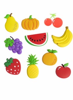 Buy Fridge Refrigerator Magnets Set, Cute Cartoon Fruits Magnetic Whiteboard Magnets, Office Notice Message for Kids Activity Home Kitchen Decoration Accessories Travel Souvenirs 10 Pcs in Saudi Arabia