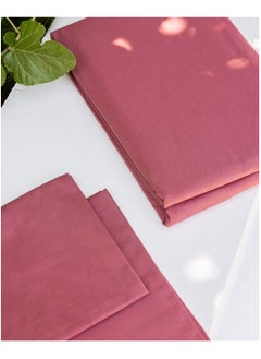 Buy Plain Bedsheet Set Of 3 (1 Bed Sheet And 2 Pillow Cases) in Egypt