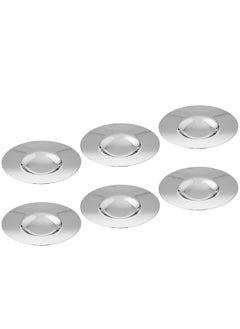 Buy High quality stainless steel tea plate for 6 pieces and multi-use in Saudi Arabia