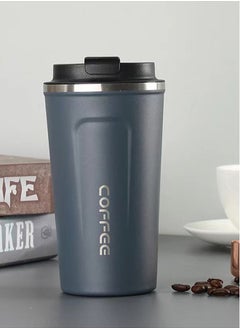 Buy 510ml Travel Coffee Mug Stainless Steel Vacuum keep Cold and Hot Drinks 17oz Insulated Tumbler Leak Proof for Home Office Outdoor Works in UAE