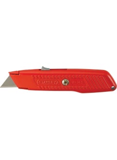 اشتري Stanley Safety Knife Red Colour - Retracting Blade - 155Mm في الامارات