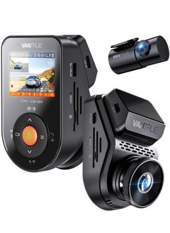 Buy 2 Channel Dash Cam - 2.7K - Optional Remote Monitoring And Tracking - Vantrue S1 Pro in Saudi Arabia