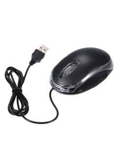 Buy Mini Portable Optical Mouse Black in UAE