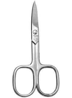 Buy Nail Scissors Nickel Plated (850) | Essential Tool For The Perfect Manicure | Made Of Hardened Nickel-Plated Steel | With A Stalk & Curved Tip in UAE