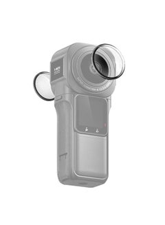 اشتري 2pcs Panoramic Camera Lens Guards Lens Protective Cover Lens Protector Compatible with Insta360 ONE RS 1-Inch 360 Edition Camera في السعودية