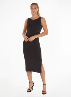 Buy Strappy Knitted Bodycon Dress in Saudi Arabia