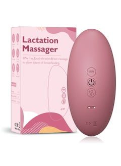 اشتري Heating Lactation Mssager Vibrating Breast Massager 2 in1, 3 Adjustable Heating + 10 Vibration for Clogged Ducts,Breastfeeding Massager to Improve Milk Flow and Congestion (Pink) في السعودية