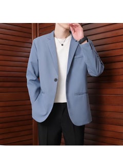 Buy High-Quality Spring Mens Casual Suit SetLake Blue Lake Blue in Saudi Arabia