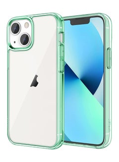 Buy JETech Case Compatible with iPhone 13 mini 5.4-Inch, Shockproof Bumper Cover, Anti-Scratch Clear Back (Midnight Green) in Saudi Arabia