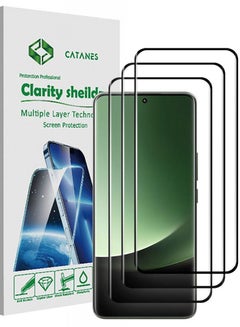 Buy 3 Pack For Xiaomi 13 Ultra Screen Protector Tempered Glass Full Glue Back in UAE