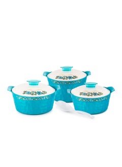 Buy 3Pcs Hot pot set Hexon Florenza Jumbo Blue 4500 I 3500 I 2500 ML in Saudi Arabia